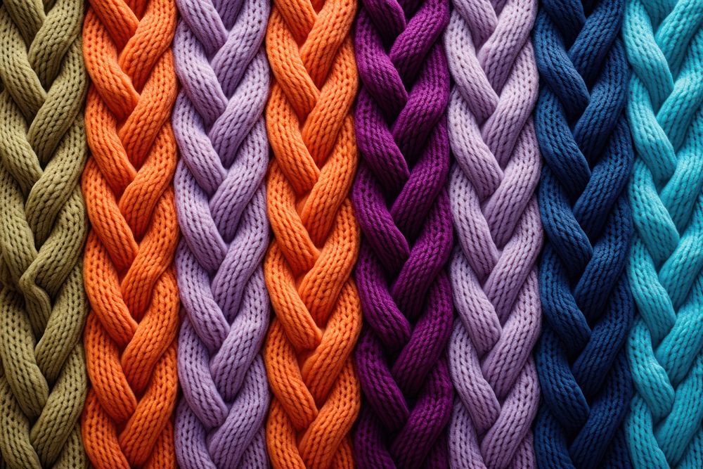 Knit backgrounds durability repetition.