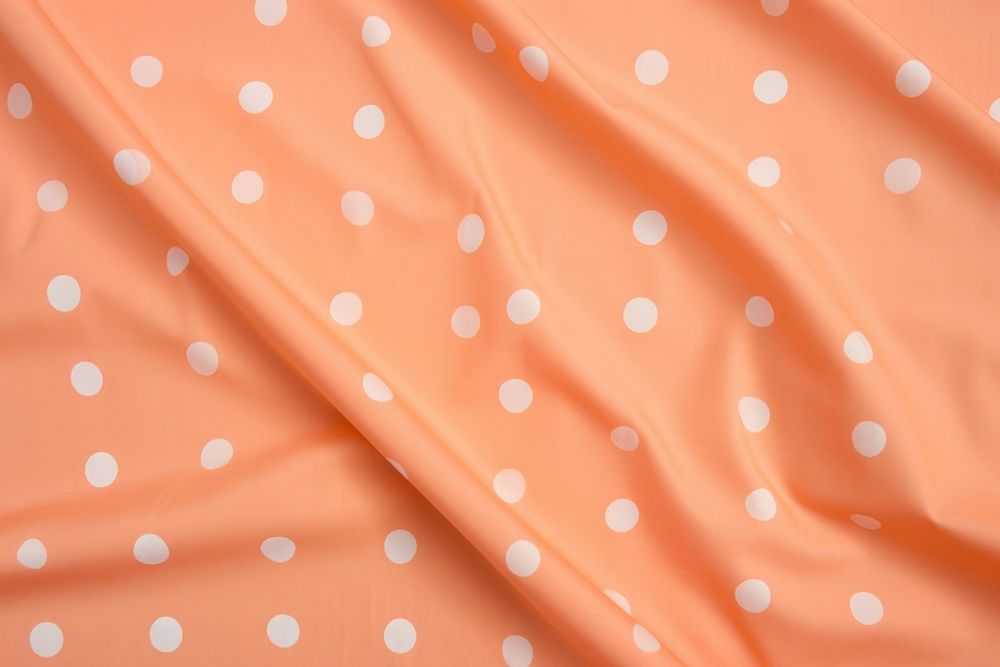 Polka dot backgrounds pattern peach.