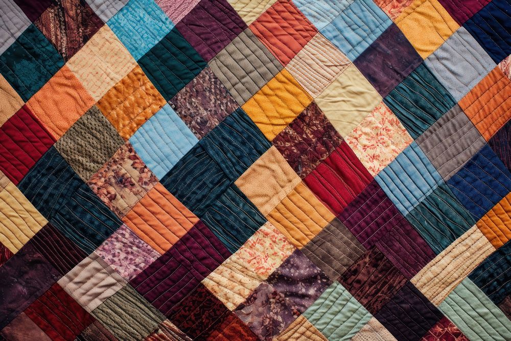 Quilt pattern backgrounds patchwork creativity.