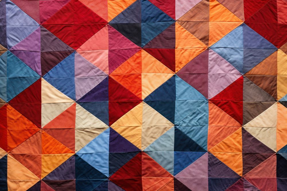 Quilt pattern backgrounds creativity repetition.