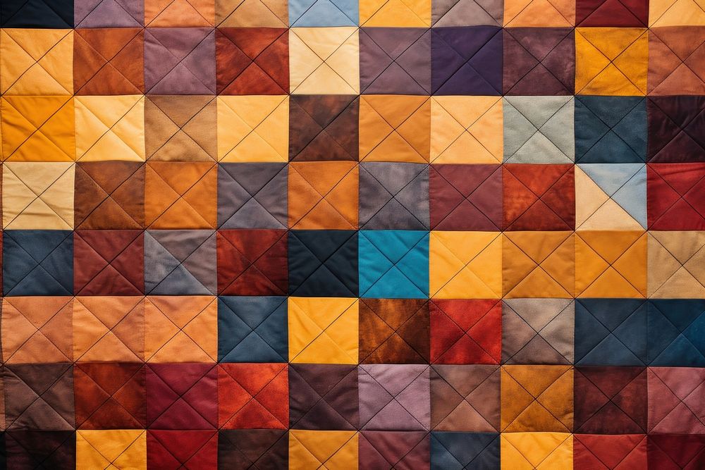Quilt pattern backgrounds creativity repetition.