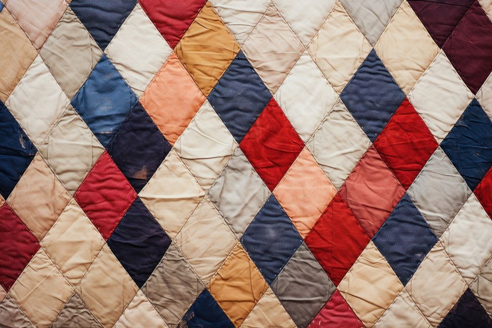 Quilt pattern backgrounds repetition creativity.