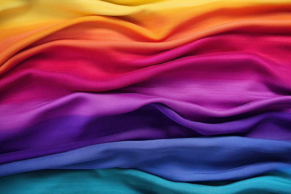 Rainbow backgrounds purple silk.
