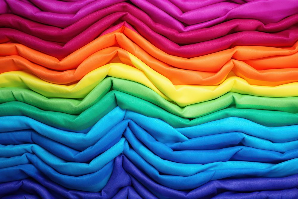 Textile backgrounds rainbow creativity.