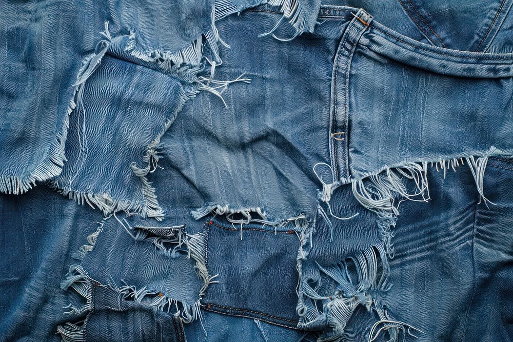Ripped denim backgrounds jeans outerwear.