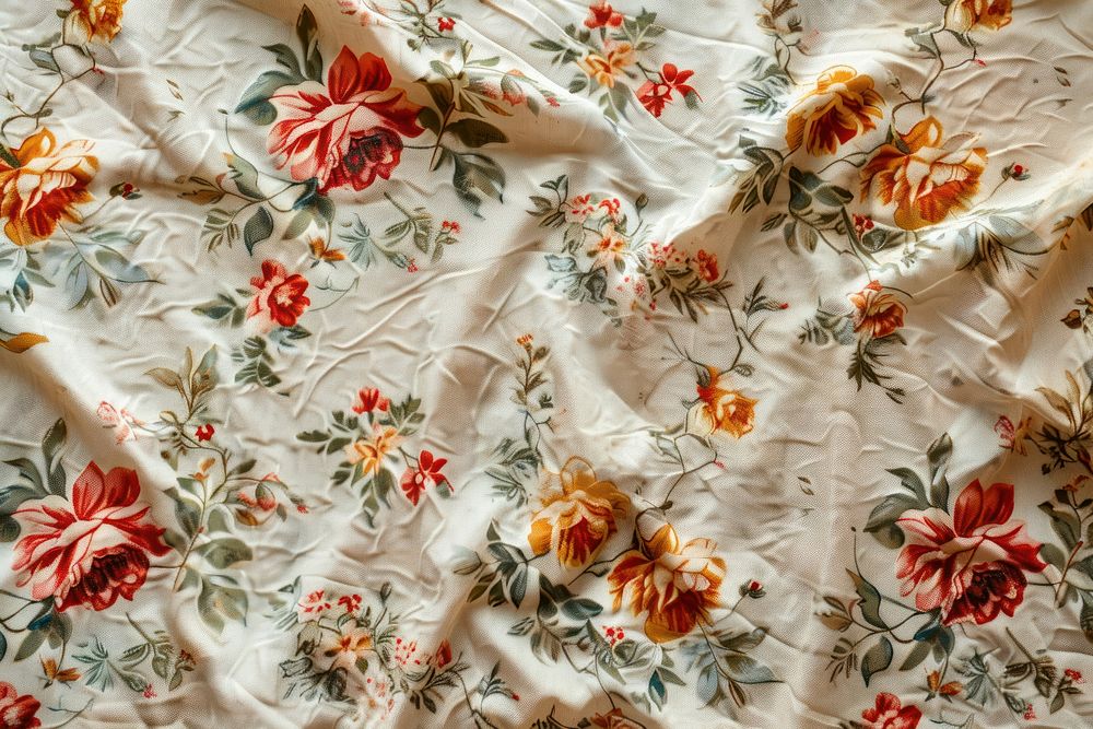 Vintage floral pattern backgrounds wallpaper tablecloth.