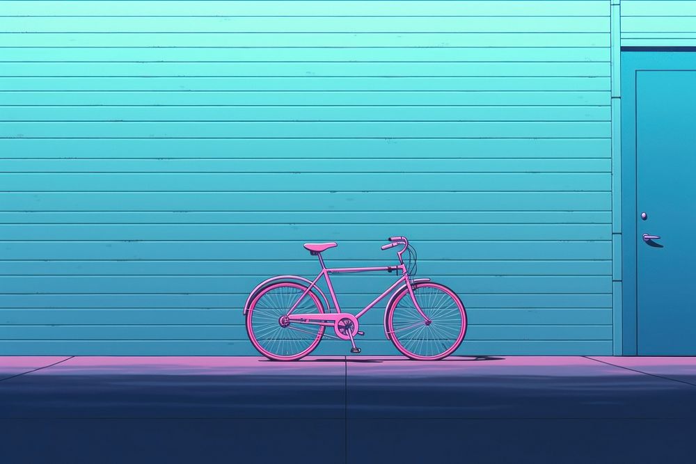 Bike riding bicycle vehicle purple.