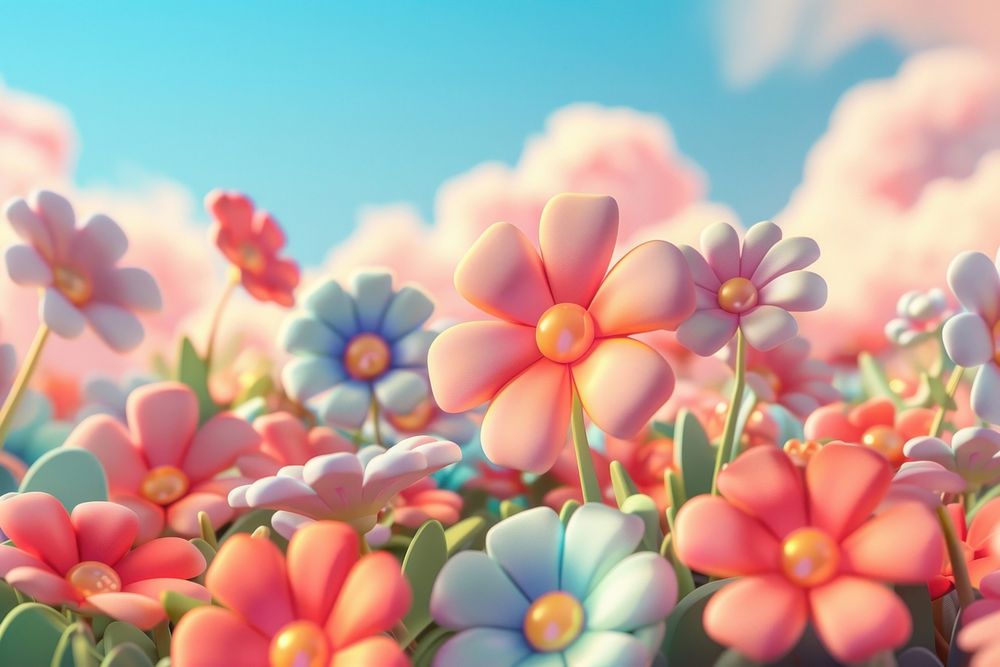 Cute flower background backgrounds outdoors blossom.