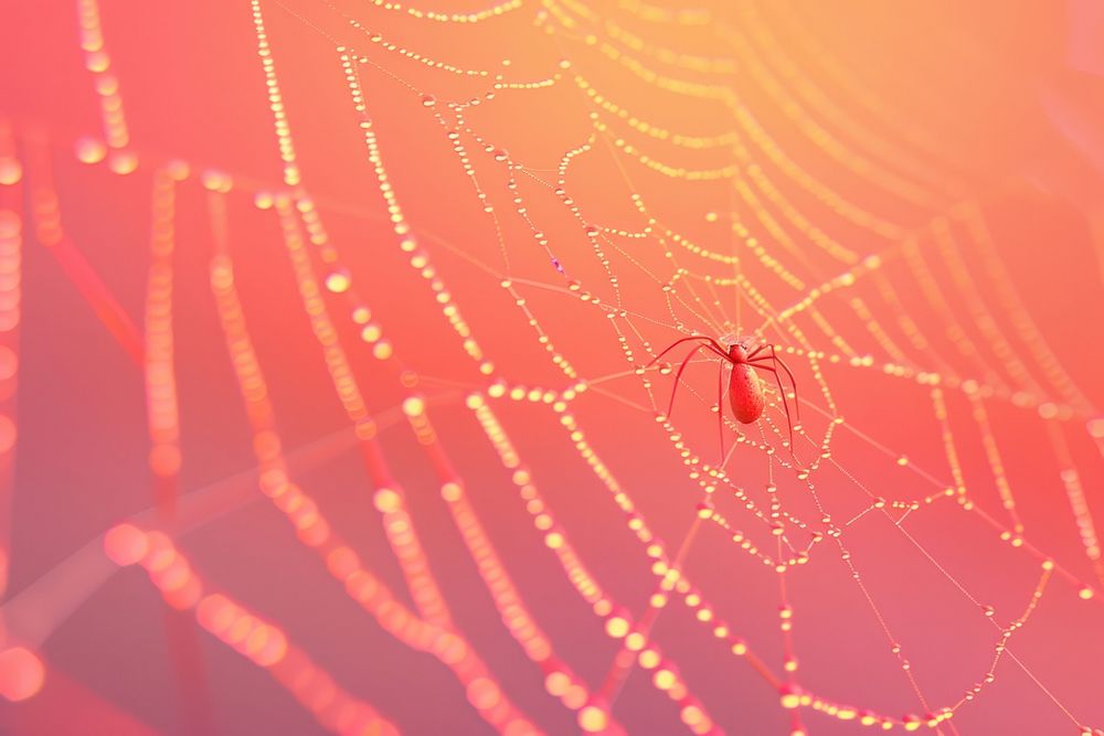 Cute spider web background backgrounds arachnid animal.