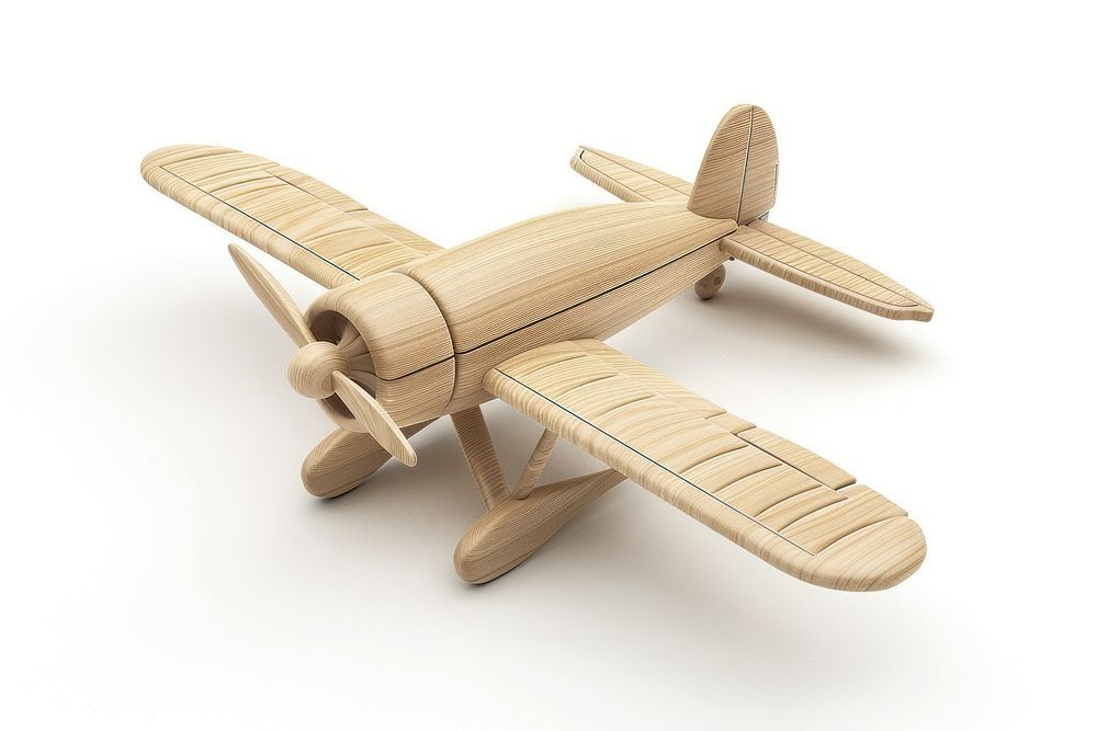 Airplane airplane wood transportation.