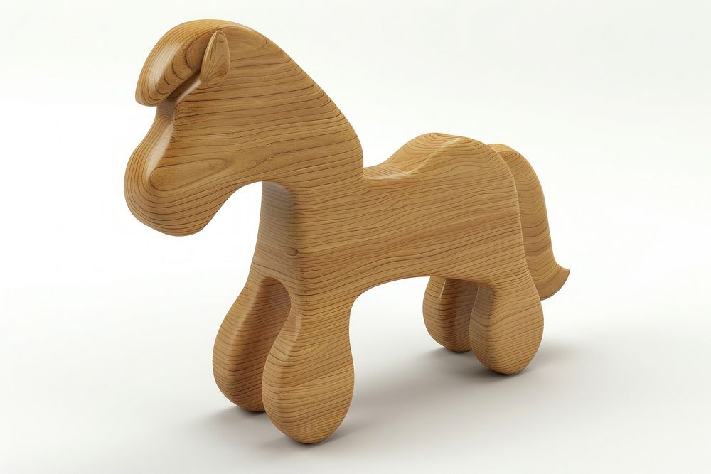 Horse wood toy furniture.