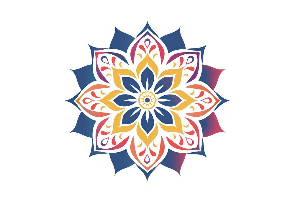 Flower indian motif graphics pattern animal.
