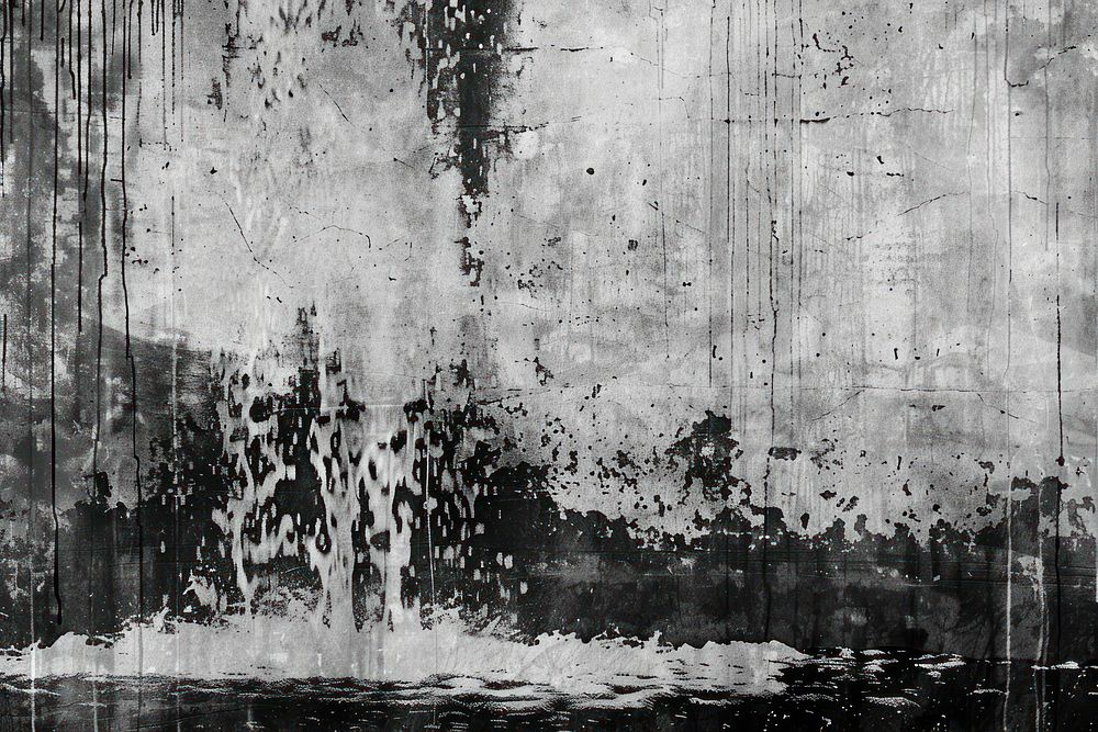 Waterfall of etching texture water art.