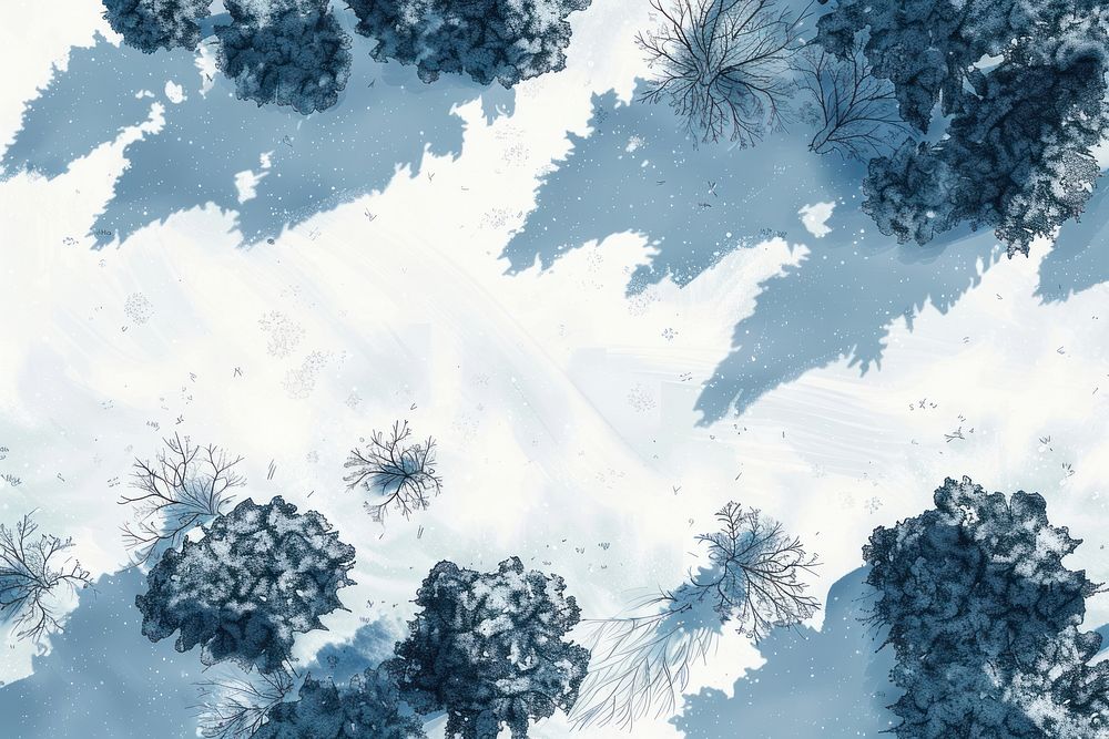 Snow vegetation avalanche snowflake.