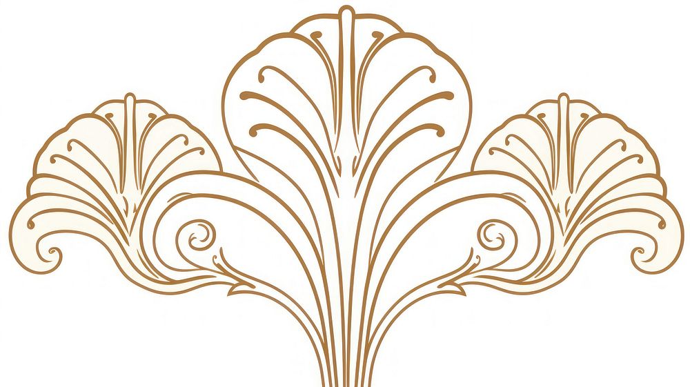 Carnation divider ornament art graphics pattern.