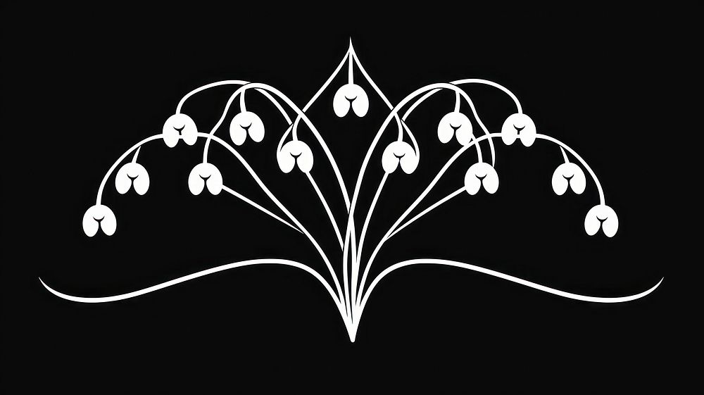 Lily of the valley divider ornament art accessories chandelier.