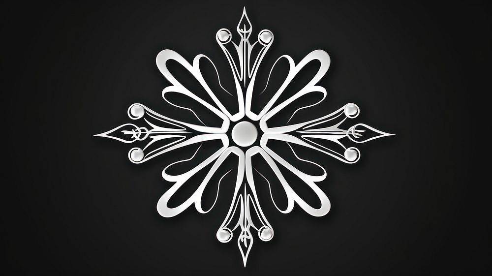 Snowflake corner ornament art accessories chandelier.