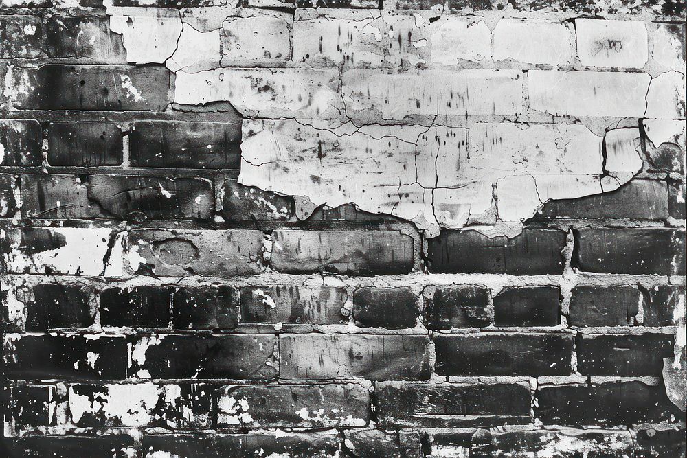 Brick wall etching brick architecture Free Photo Illustration rawpixel