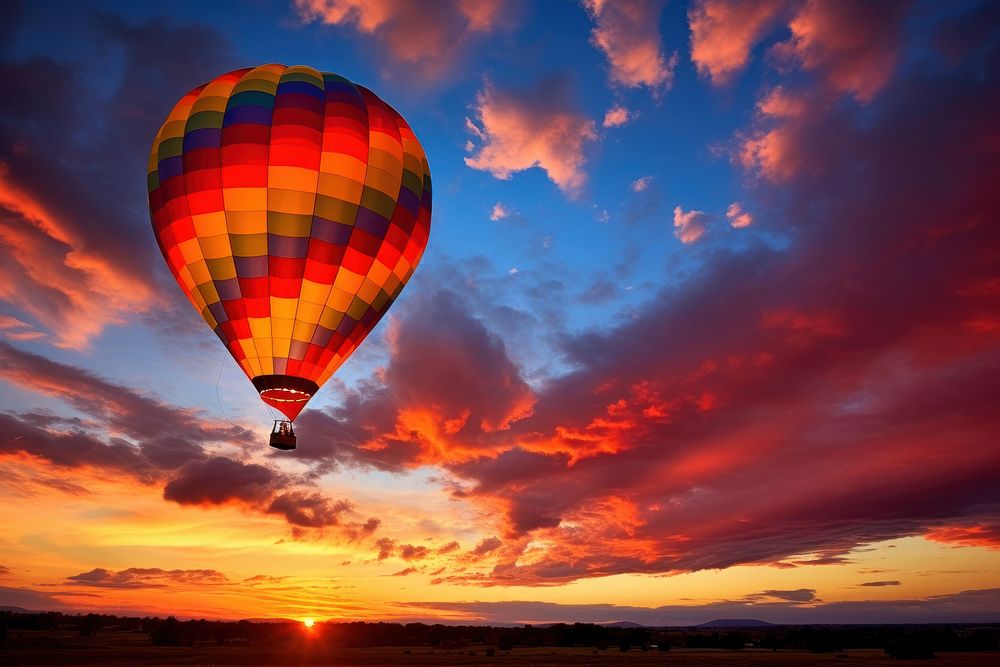 Hot air balloon silhouette photography sky hot air balloon transportation.