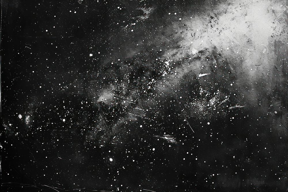 Milky way galaxy of etching astronomy universe outdoors.