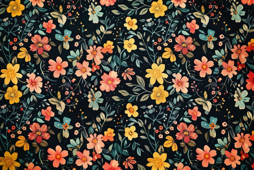 Floral pattern art graphics.