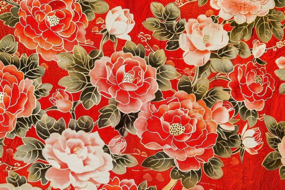 Rose pattern graphics clothing blossom.