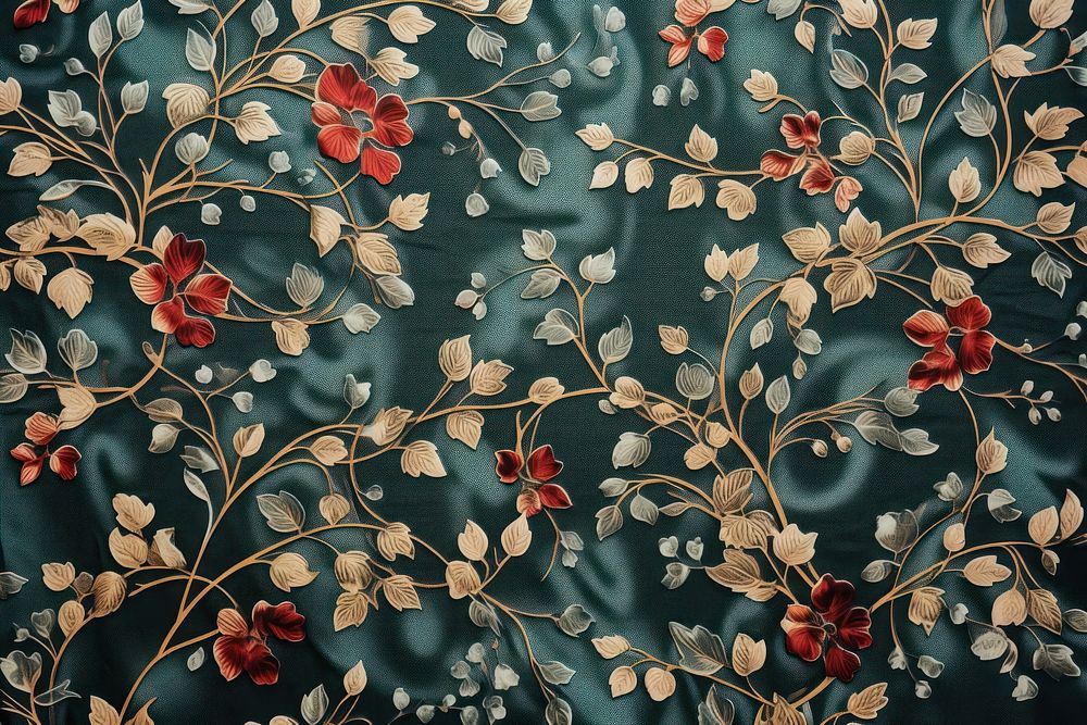 Vintage pattern fabric texture graphics silk art.