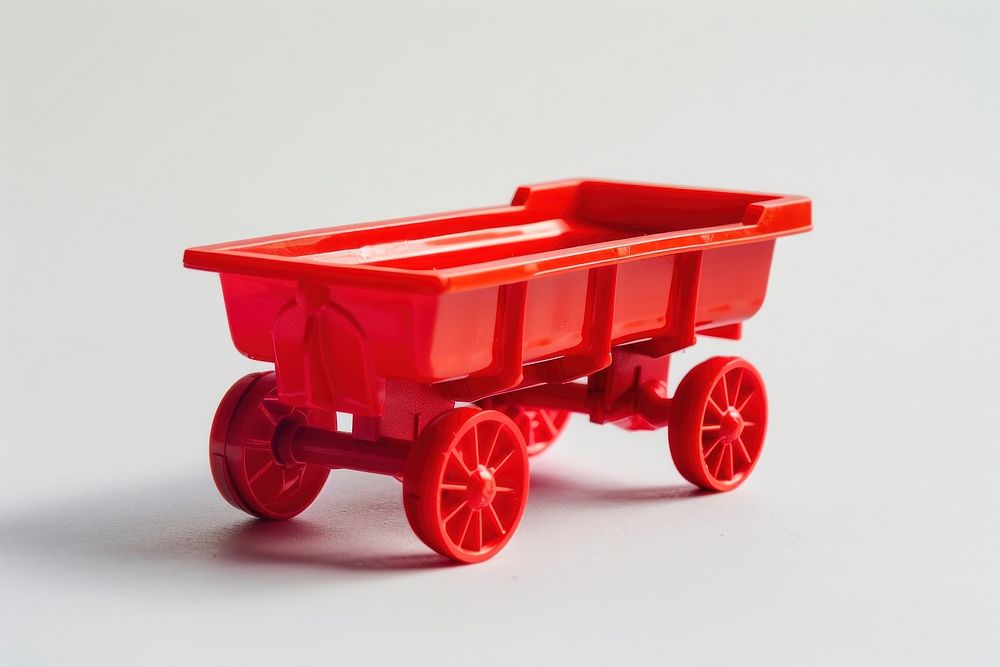 Photo of Toy mini wagon transportation carriage vehicle.