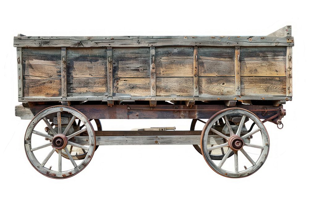 Photo of wagon transportation vehicle machine.