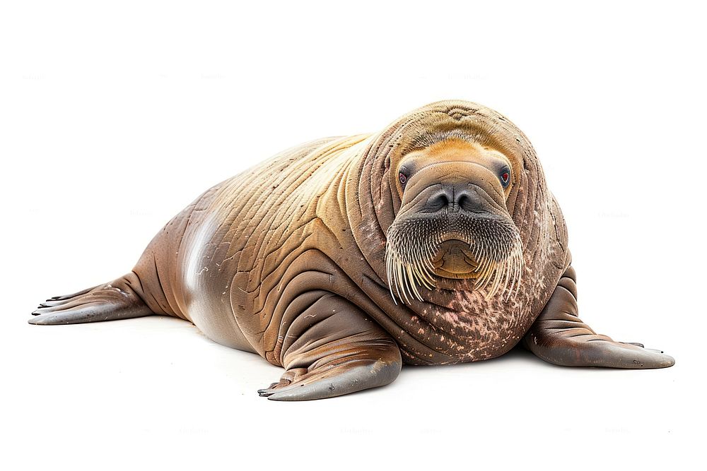 Photo of walrus wildlife animal mammal.