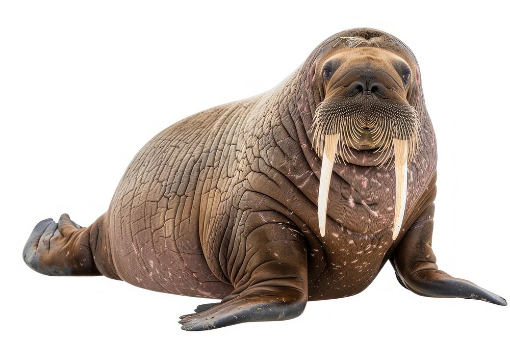 Photo of walrus wildlife animal mammal.