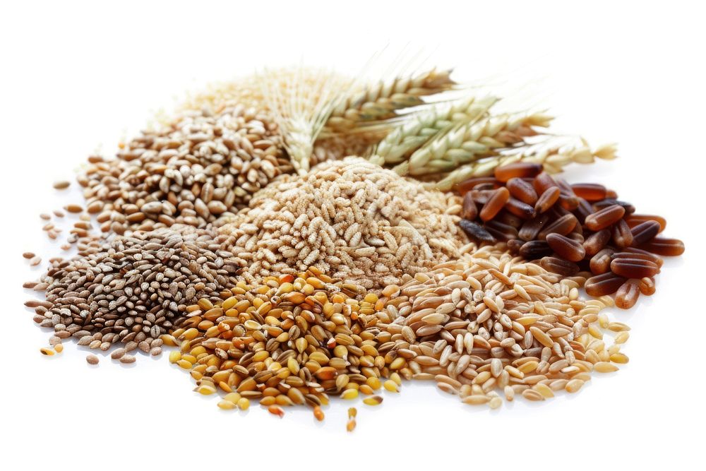 Photo of whole grains medication produce food.