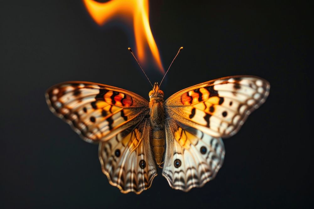 Butterfly invertebrate chandelier animal.