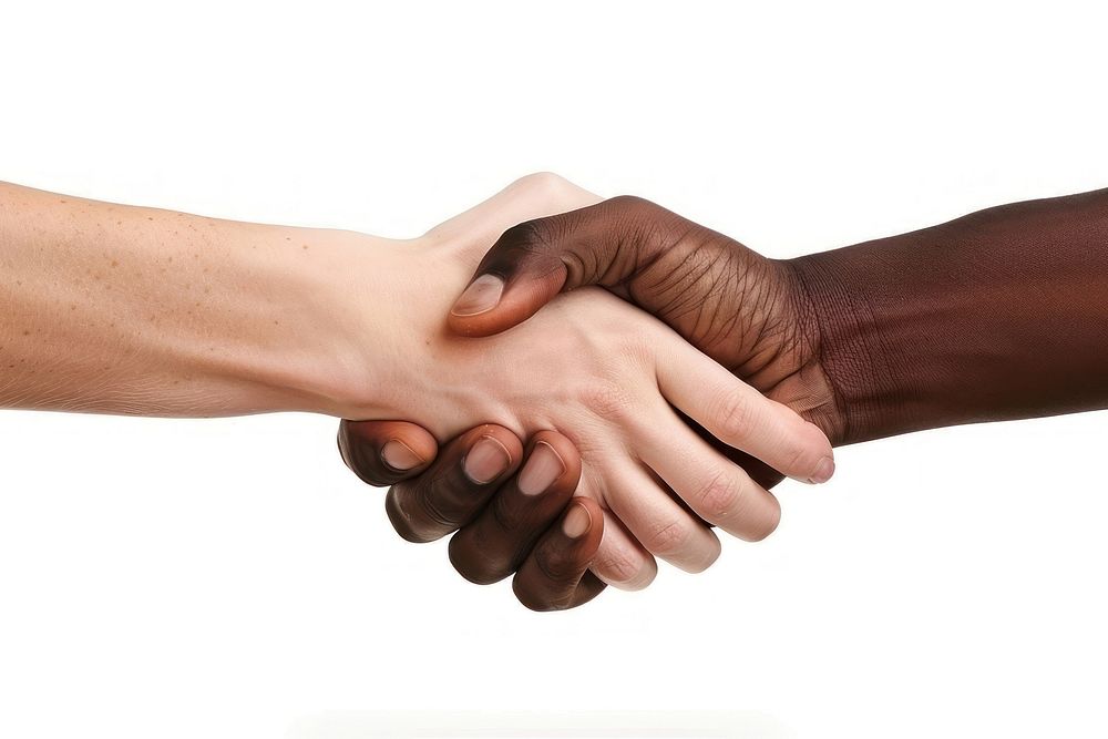 Handshake Between Multi Ethnic handshake person human.