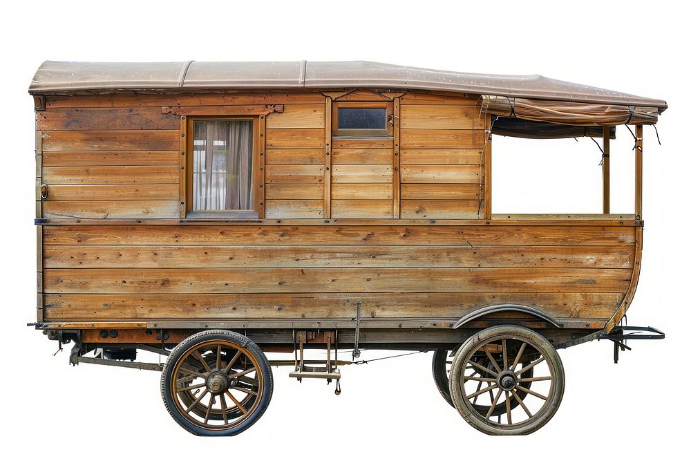 Photo of modern wagon transportation  machine.