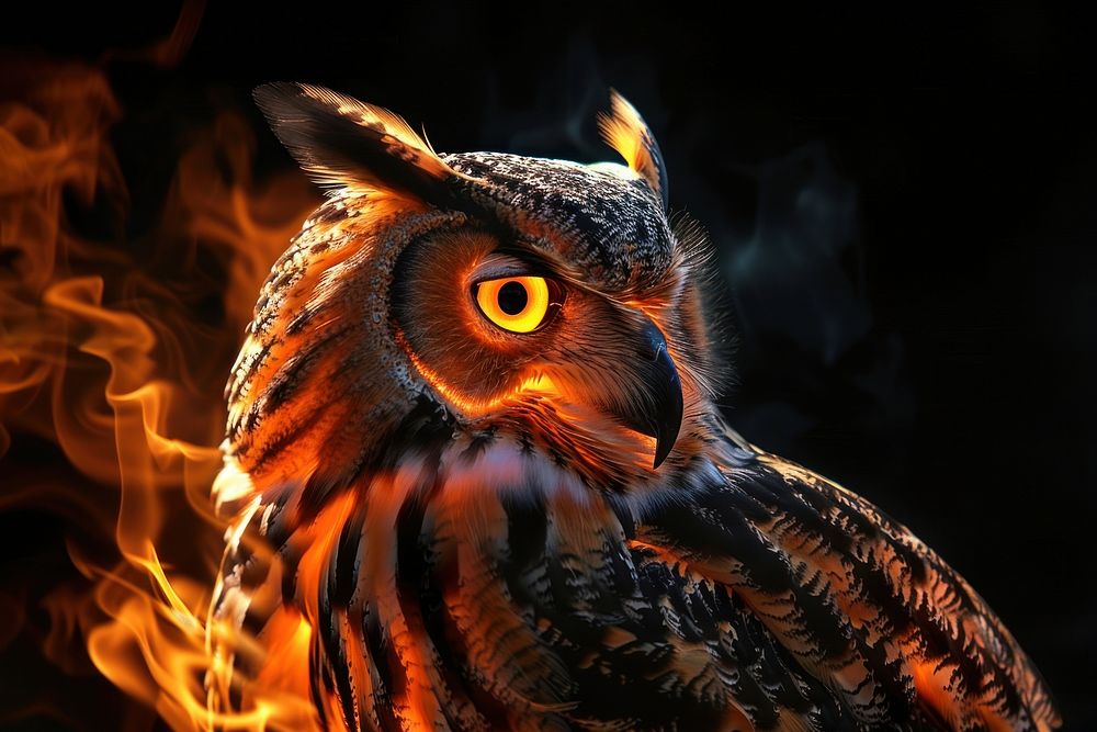 Owls fire chicken poultry.