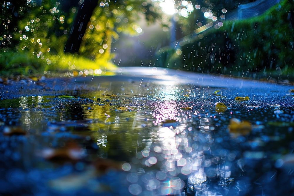 Rain fall outdoors nature water.