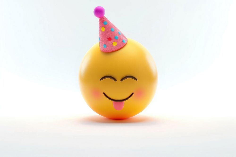Partying face emoji hat party hat clothing.