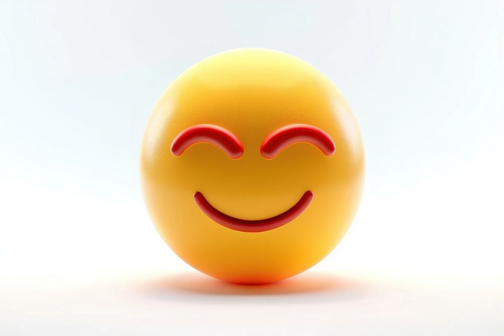 Smile emoji food logo egg.