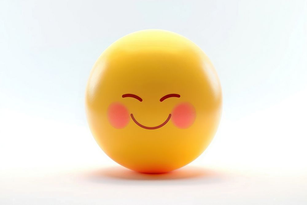 Smirk emoji sphere food egg.