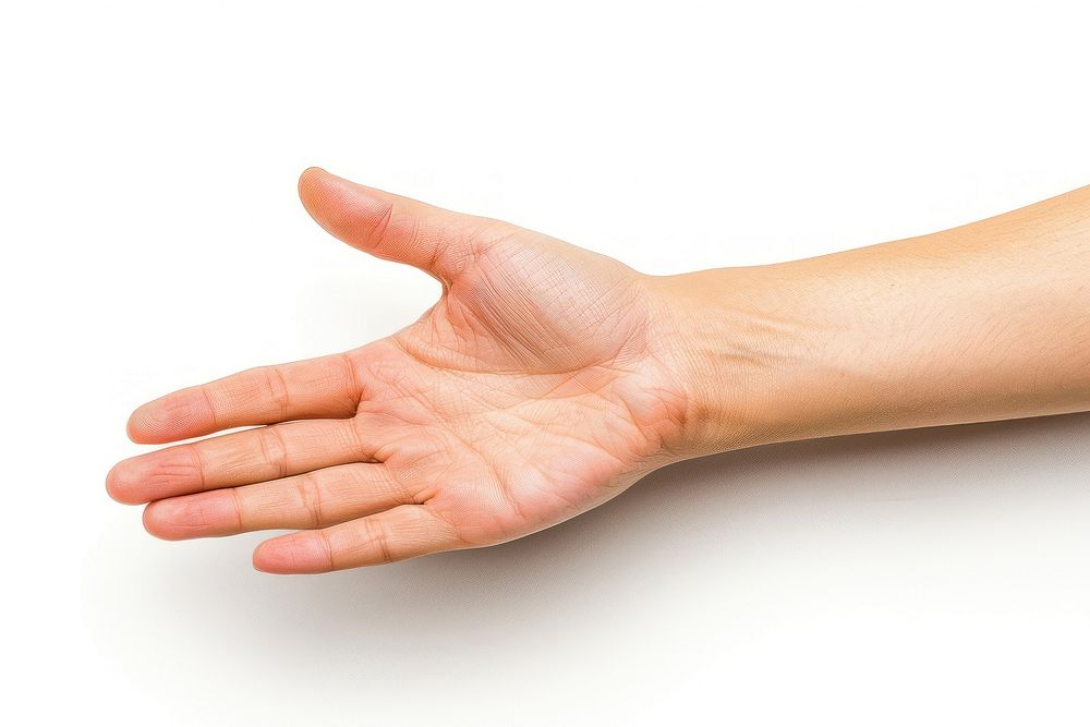 Photo of hand stacked massage finger person.