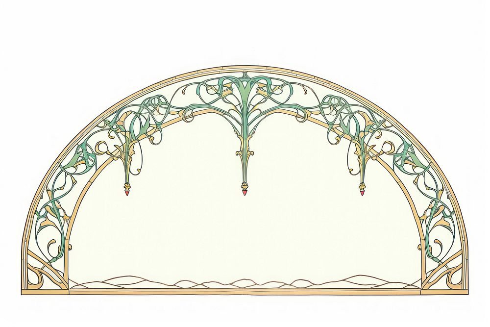 Ornament divider christmas lights architecture jacuzzi arched.