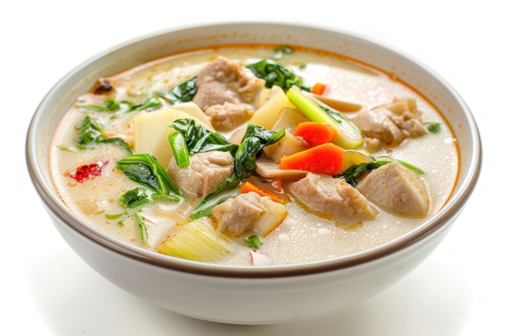 Kaeng Nor Mai food soup plate.