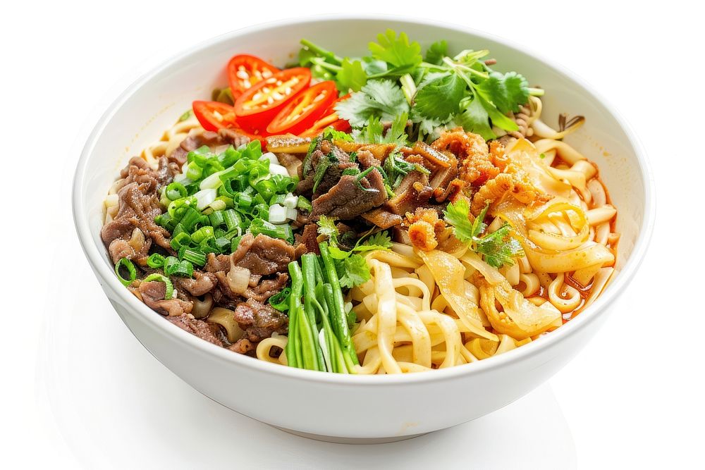 Khao Jee Pa-Tay food cilantro noodle.