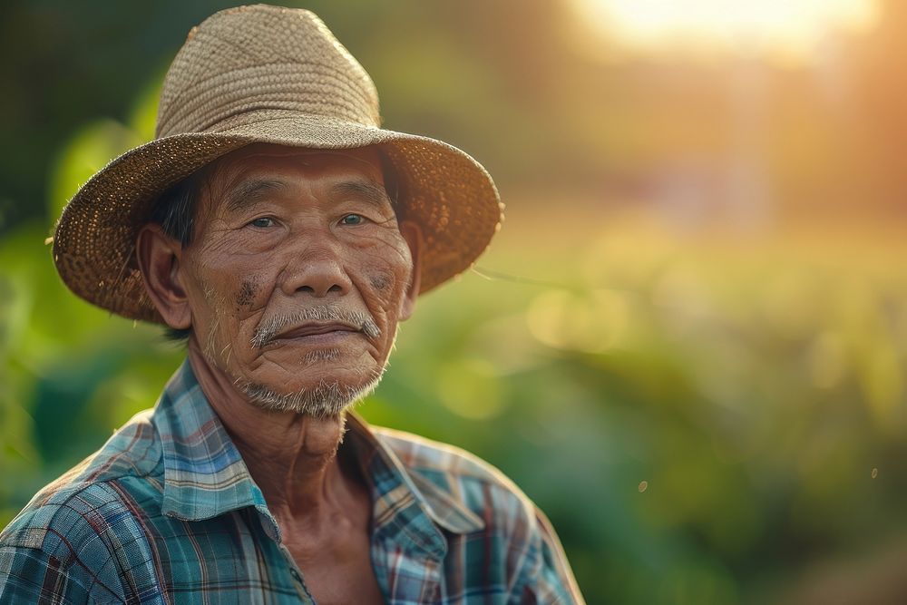 Men thai farmer human photo photography.