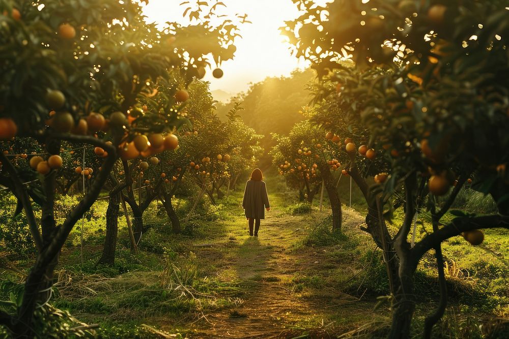 Orchard agriculture human photo.