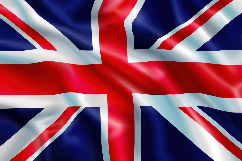 Vector illustration of United Kingdom flag united kingdom flag cricket sports.