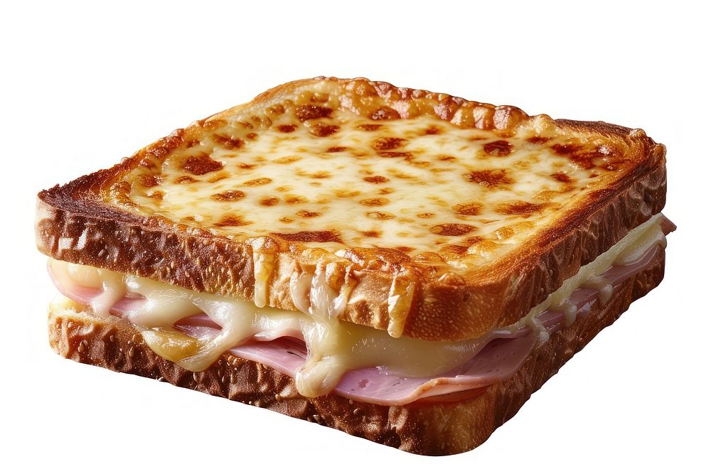 Croque Monsieur sandwich bread toast.