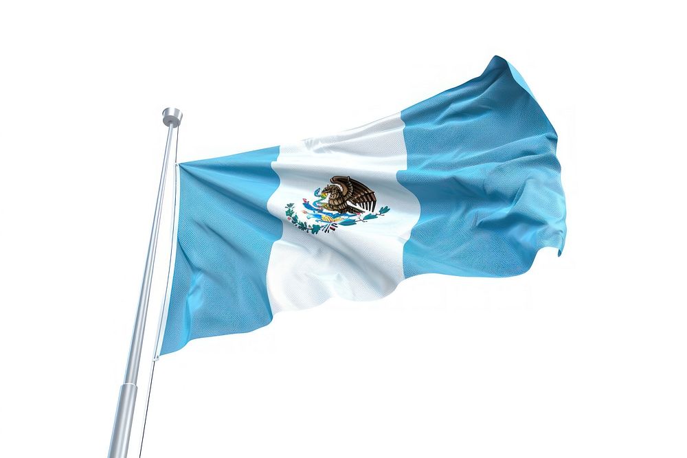 Guatemala flag in 2d argentina flag mexico flag.