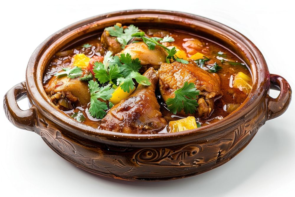 Guatemalan chicken stew cilantro cookware mutton.
